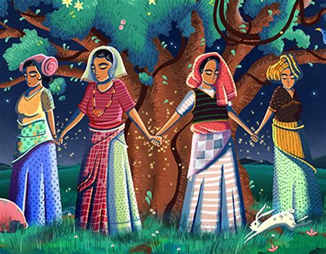 Chipko Movement, Google Doodles, Green Nature, India Art, Visual Artist, Art Direction, Art ...