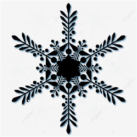 Elegant Snowflake Clipart PNG Images, Elegant Winter Snowflakes Design ...