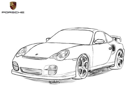 porsche 911 caricature sketch | Porsche carrera, Porsche, Ausmalen