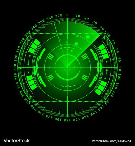 Radar screen for your design Royalty Free Vector Image