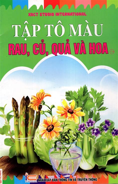 Tập Tô Màu Rau, Củ, Quả Và Hoa Nha Trang Books