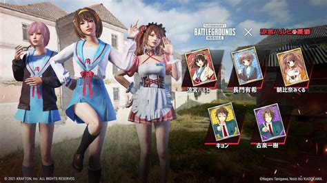 Be a god in PUBG Mobile's Haruhi Suzumiya anime collaboration | ONE Esports