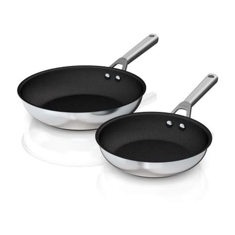 Ninja Stainless 8-Inch Fry Pan & 10 1/4-Inch Fry Pan Set Ninja™ Foodi™ NeverStick™ Reviews 2022