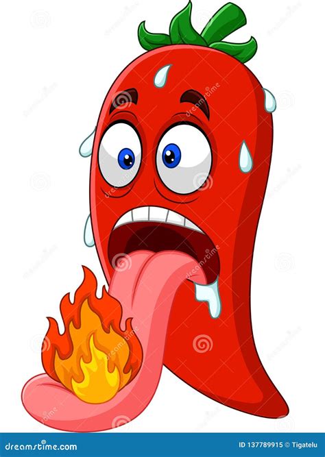 Cartoon Red Hot Chili Pepper Stock Photography | CartoonDealer.com #19836236