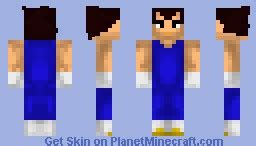 4. Vegeta (dragon ball z) Minecraft Skin