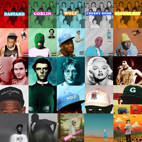 Every Tyler, The Creator Album Cover In The Style of Every Tyler, The Creator Album (sorry if ...