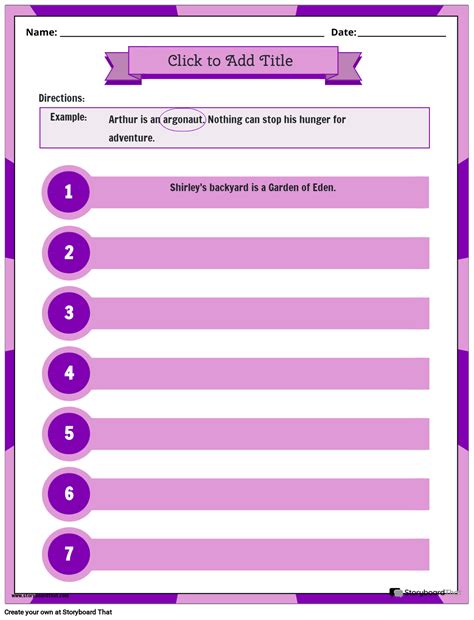 Allusion Worksheet: 16 Free Worksheet Templates