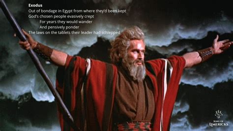 Limericks about Moses and the Exodus - King of Limericks