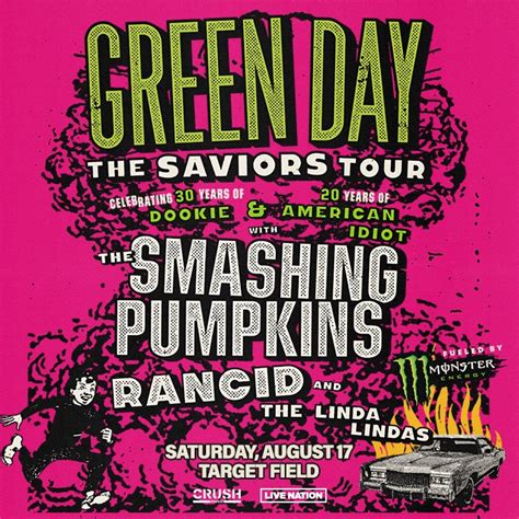 Green Day announces concert with Smashing Pumpkins, Linda Lindas next ...