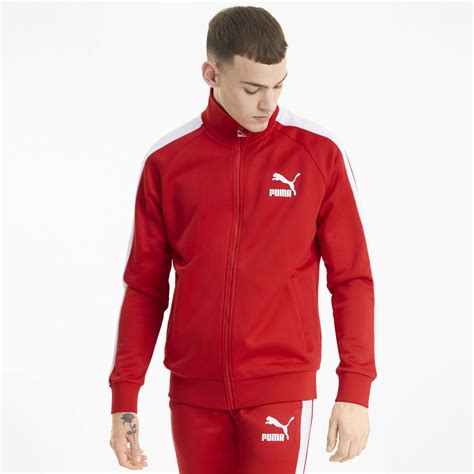 Iconic T7 Men's Track Jacket | Red - PUMA