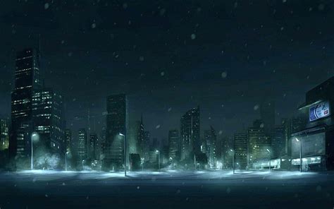 Download Winter Wonderland: A Serene Snow-Covered Cityscape Wallpaper | Wallpapers.com