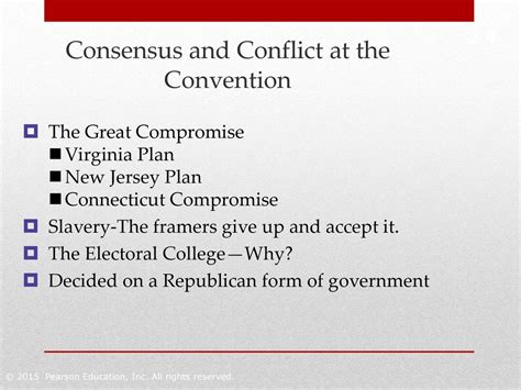 The Constitution In the Constitution, the framers designed a framework for a government of ...