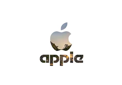 Minimalistic Apple 4K wallpaper