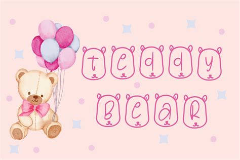 Teddy Bear Font Download Free - Valentine Fonts