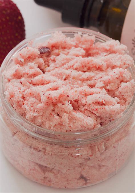 Strawberry Coconut Body Scrub Recipe - Savvy Naturalista