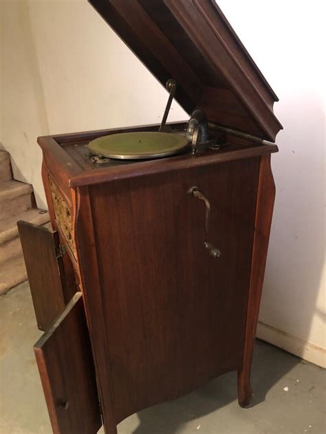 7 Pics Antique Victrola Cabinet And View - Alqu Blog