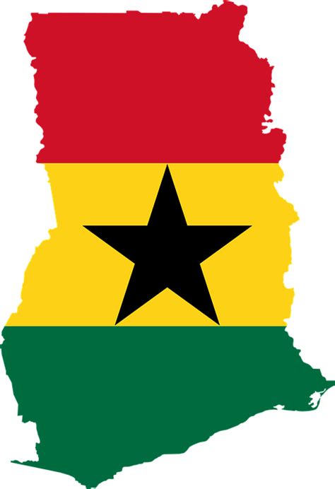 Download Ghana, Flag, Map. Royalty-Free Vector Graphic - Pixabay