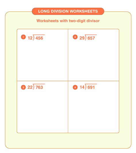 Long Division Worksheets| Download Free Printables For Kids - Worksheets Library