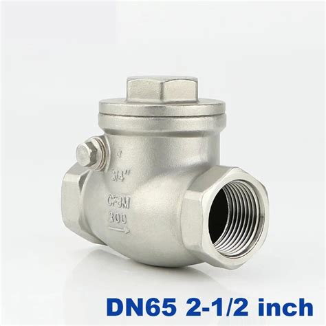 High quality stainless steel switch check valve 2 1/2 inch thread DN65 ...