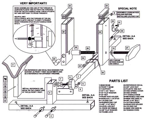 Gun Vise Instructions