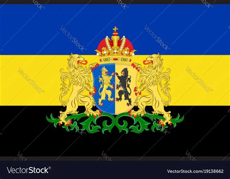 Flag of gelderland netherlands Royalty Free Vector Image