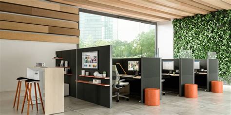 Answer Office Desk Free Standing & Front Privacy Panel | Steelcase ...