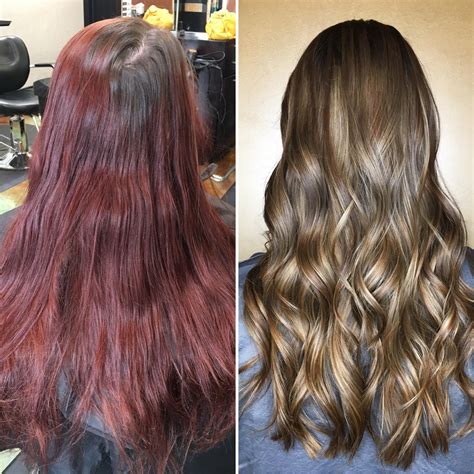 Before and after color correction on my client today! : r/Hair