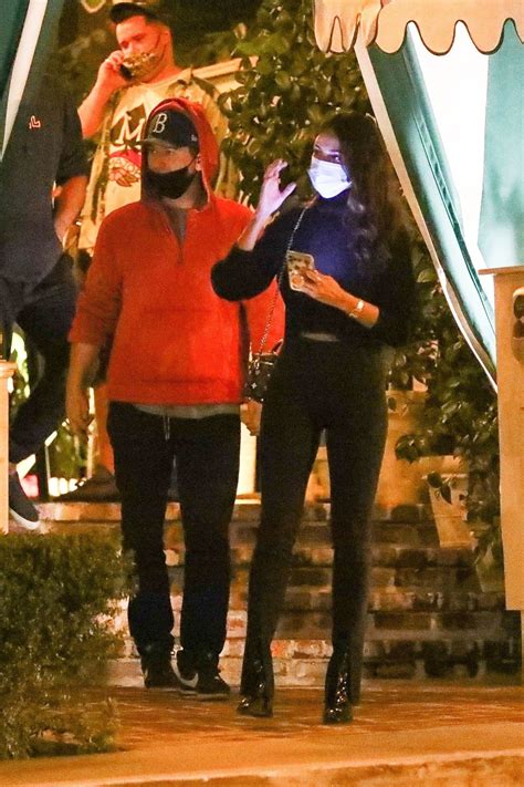 EIZA GONZALEZ and Timothee Chalamet Out for Dinner in Los Angeles 10/27 ...