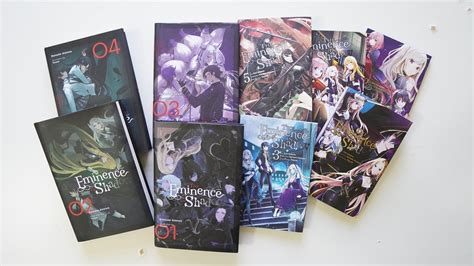 The Eminence in Shadow Light Novel (1 - 4) and Manga (1 - 5), Unboxing - YouTube