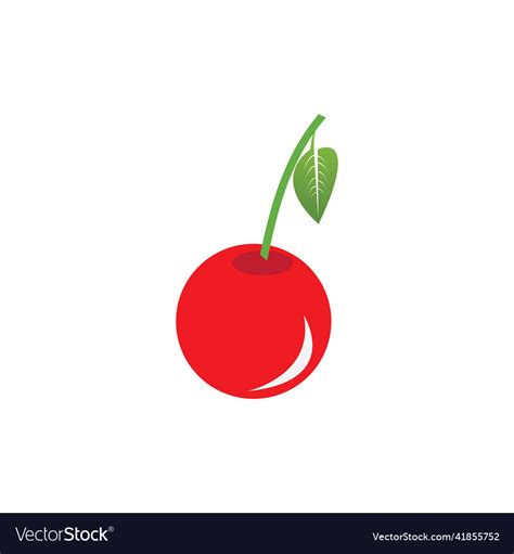 Cherry logo Royalty Free Vector Image - VectorStock