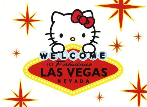 Welcome to Las Vegas | Hello kitty, Hello kitty art, Kitty