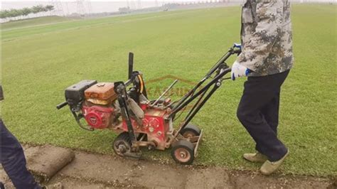 Turf cutter machine maintenance