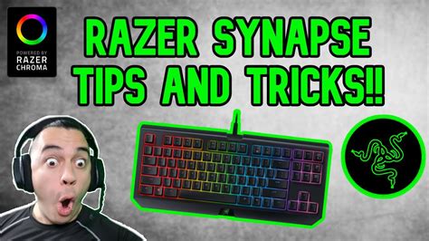 How To Use RAZER SYNAPSE Chroma RGB Keyboard Mouse SETUP and SETTINGS ...