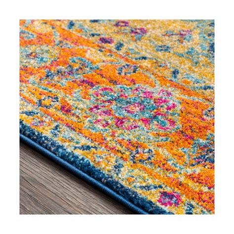 Surya HAP1004-31157 Harput Area Rug Teal/Burnt Orange/Saffron/Garnet ...