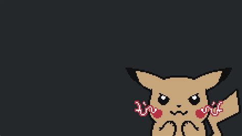 Pokémon, pixel art, Pikachu, simple background, video games, pixels ...