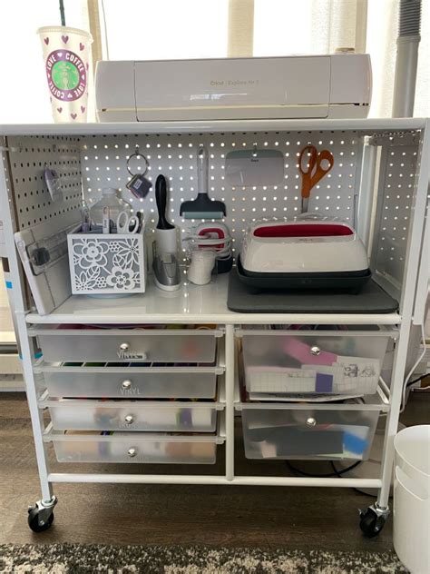 Turn your essex cart into more space by adding peg board! Diy Craft Room, Dream Craft Room ...