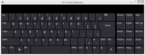 Windows 10 On Screen Keyboard