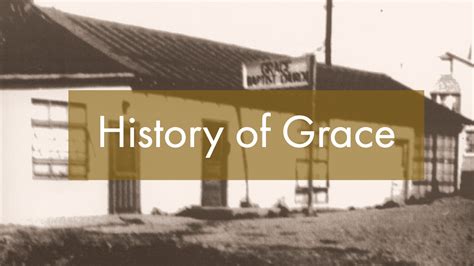 History of Grace | Grace Baptist Church