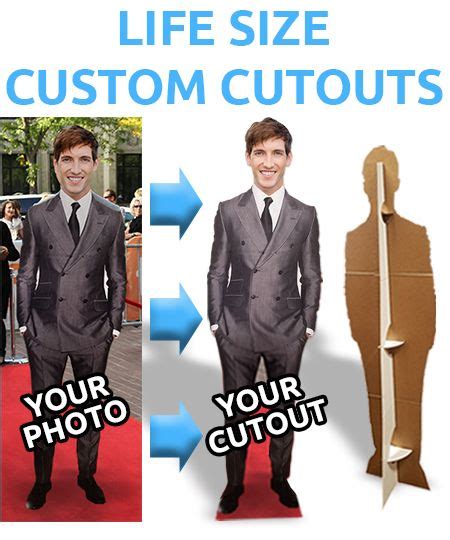 Create Your Own Custom Cardboard Cutouts | Photo cutout, Life size ...