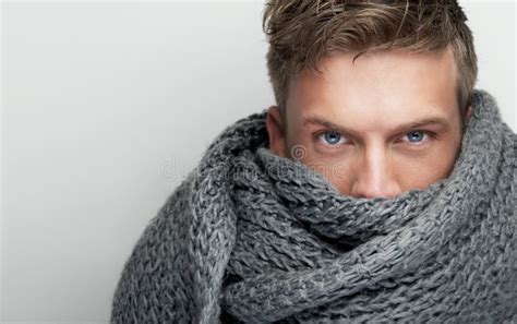 Close Up Portrait Of Scarf Covering Face Stock Photo - Image: 29141286