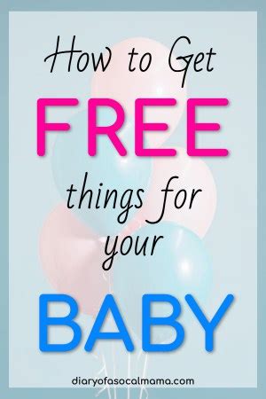 7 places to get absolutely FREE baby samples! - Diary of a So Cal mama