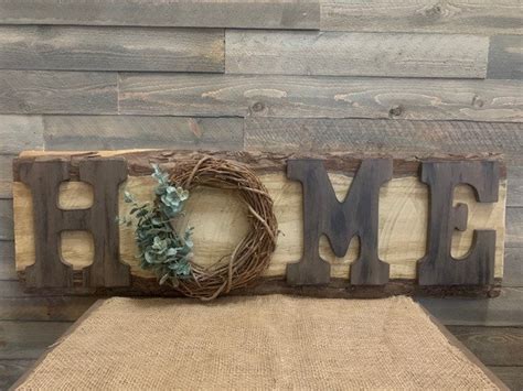 Rustic Home Sign. Rustic Decor Farmhouse Decor Wall Decor - Etsy