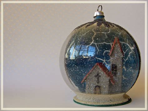 Vintage Christmas Snow Globe