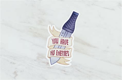 You Have No Enemies Sticker - Etsy