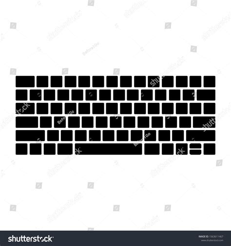 Keyboard Vector Icon Computer Linear Outline Stock Vector (Royalty Free ...