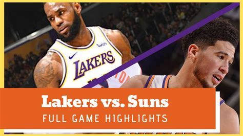 Lakers vs Suns Best Game Highlights (Condensed)! Jan 1, 2020 NBA Highlights - YouTube