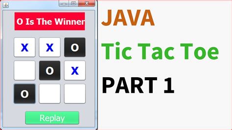 Java - How To Make Tic Tac Toe Game Using Netbeans [ with source code ] part 1/4 - YouTube