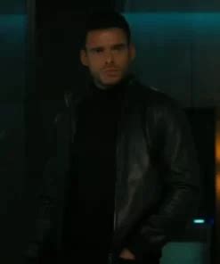 Citadel Richard Madden Black Leather Jacket | Universal Jacket