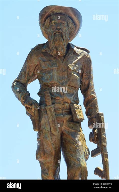 Bronze statue of the venerated Cuban revolutionary Camilo Cienfuegos (Gibara, southeastern Cuba ...