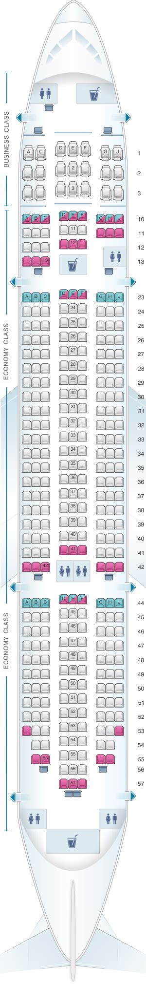 Seat Map Jetstar Airways Boeing 787-8 Dreamliner | SeatMaestro